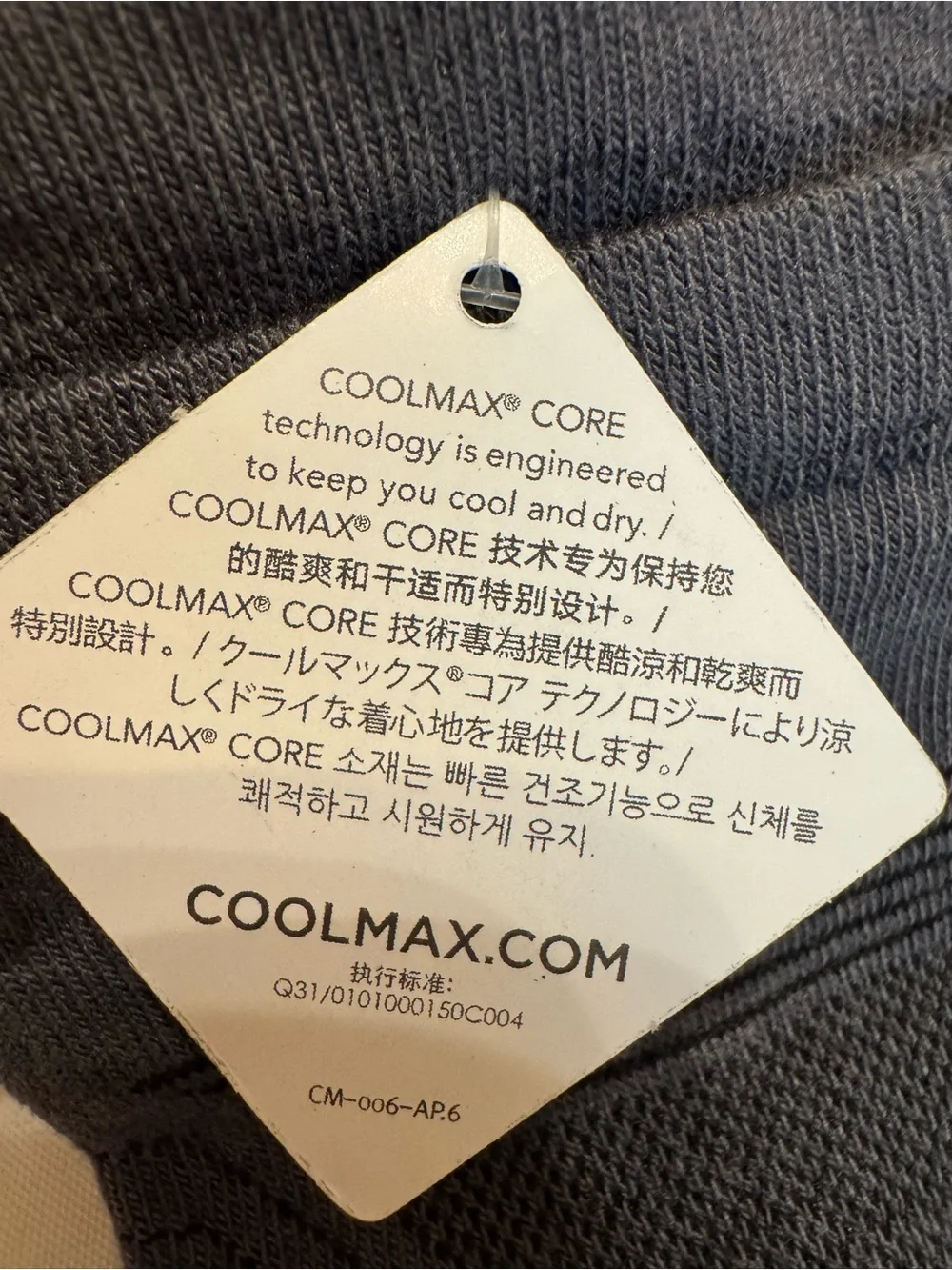 Lot of 3 Kintoe Coolmax Performance No Show Socks Unisex